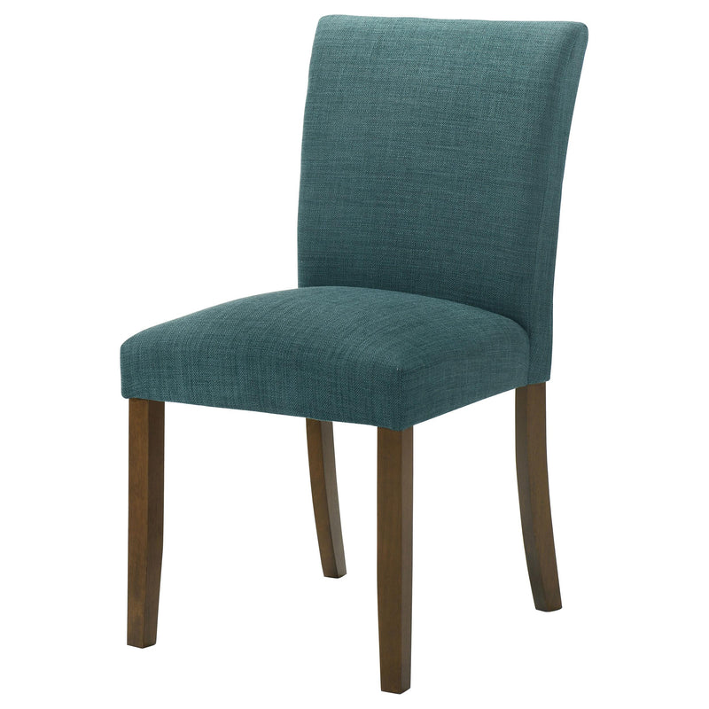 Coaster Furniture Cantley 106377 Upholstered Dining Side Chair - Teal Blue IMAGE 4