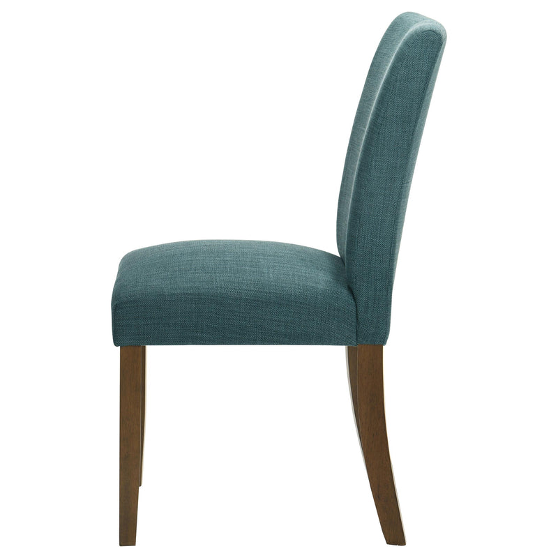 Coaster Furniture Cantley 106377 Upholstered Dining Side Chair - Teal Blue IMAGE 5