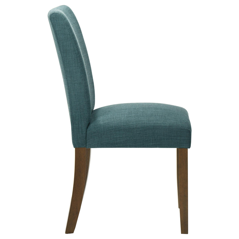 Coaster Furniture Cantley 106377 Upholstered Dining Side Chair - Teal Blue IMAGE 8