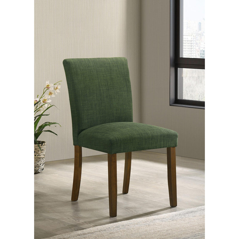 Coaster Furniture Cantley 106378 Upholstered Dining Side Chair - Green IMAGE 2