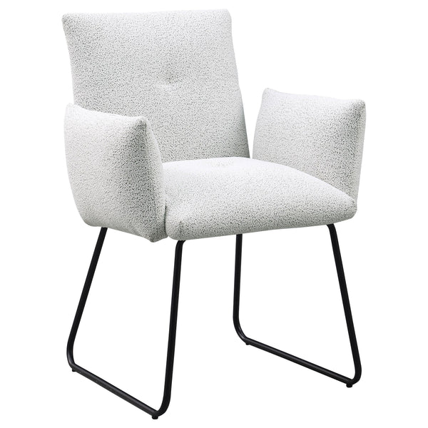Coaster Furniture Ackland 108492 Upholstered Dining Side Chair - Light Grey IMAGE 1