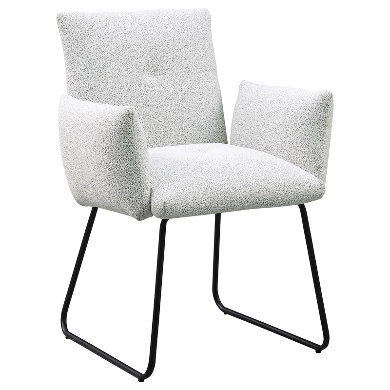 Coaster Furniture Ackland 108492 Upholstered Dining Side Chair - Light Grey IMAGE 1