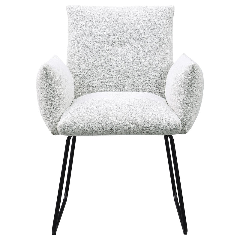 Coaster Furniture Ackland 108492 Upholstered Dining Side Chair - Light Grey IMAGE 3