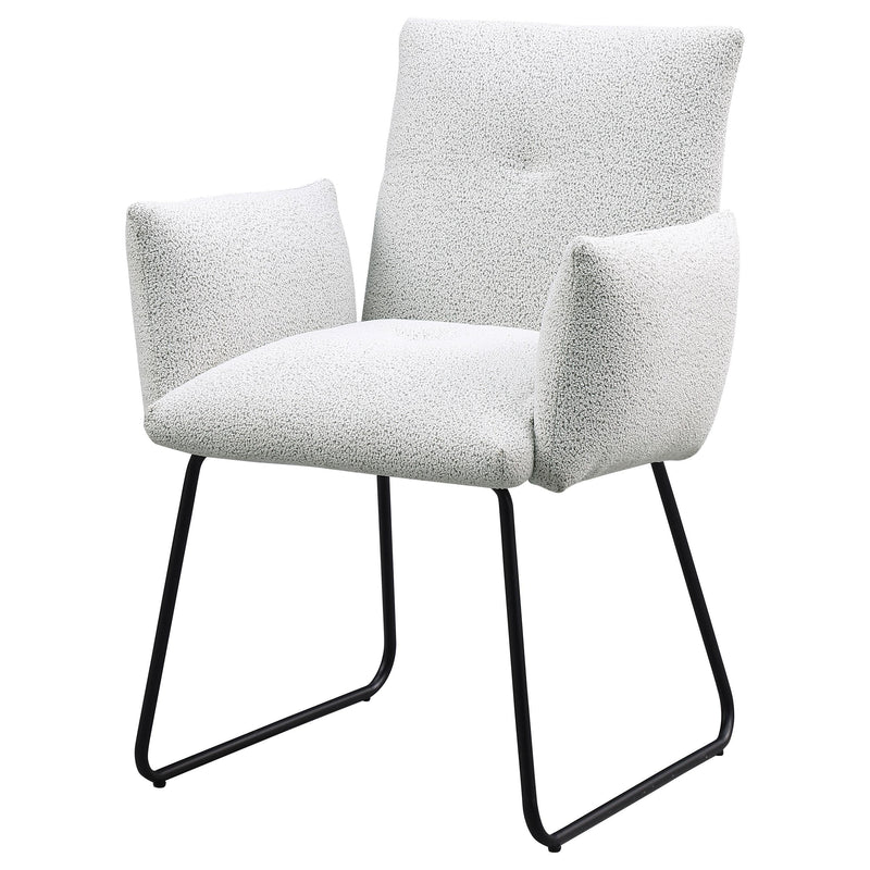 Coaster Furniture Ackland 108492 Upholstered Dining Side Chair - Light Grey IMAGE 4