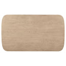 Coaster Furniture Kailani Cane 109388 Counter Height Storage Dining Table - Beige Oak IMAGE 11