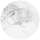 Coaster Furniture Rowena 708338 Round Sintered Stone Coffee Table - White Faux Marble IMAGE 4