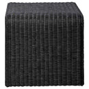 Coaster Furniture Cahya 708517 Woven Rattan Square End Table - Black IMAGE 5