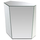Coaster Furniture Capella 710447 Mirrored Abstract Geometric End Table - Silver IMAGE 3