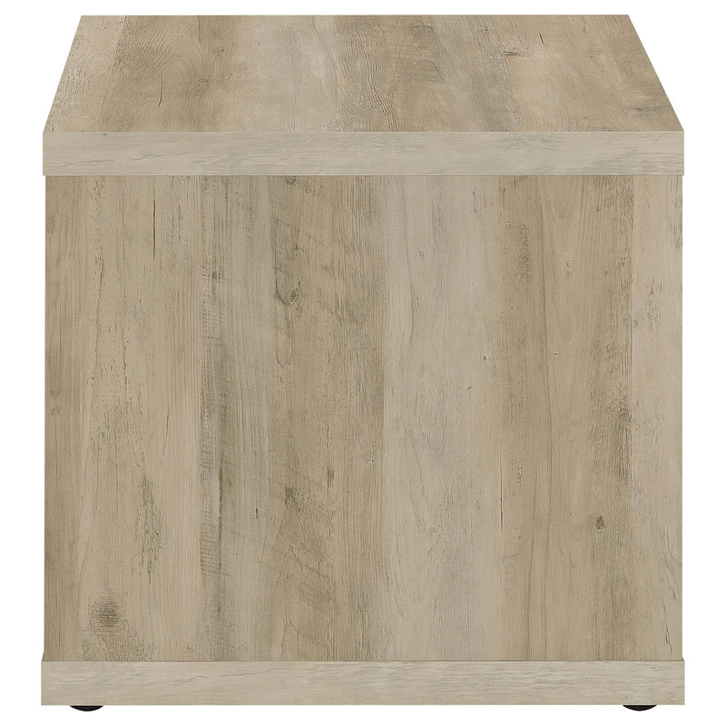 Coaster Furniture Frisco 710507 Square Engineered Wood Side End Table - Distressed Pine IMAGE 5