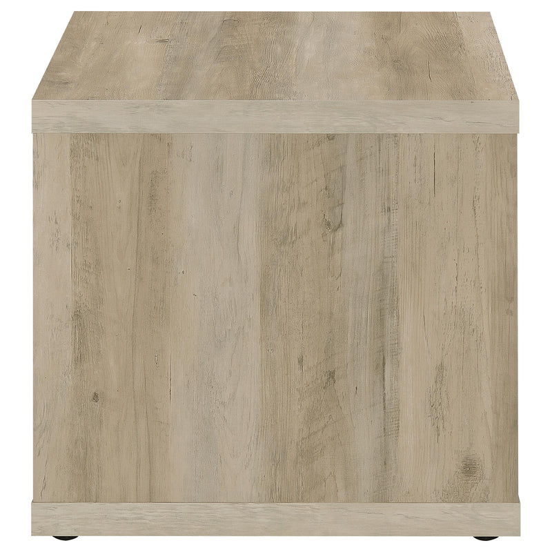 Coaster Furniture Frisco 710507 Square Engineered Wood Side End Table - Distressed Pine IMAGE 6