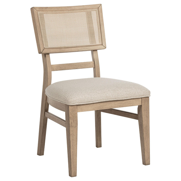 Coaster Furniture Kailani 109382 Radio Weave Cane Dining Side Chair - Beige Oak IMAGE 1