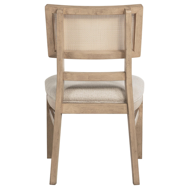 Coaster Furniture Kailani 109382 Radio Weave Cane Dining Side Chair - Beige Oak IMAGE 5