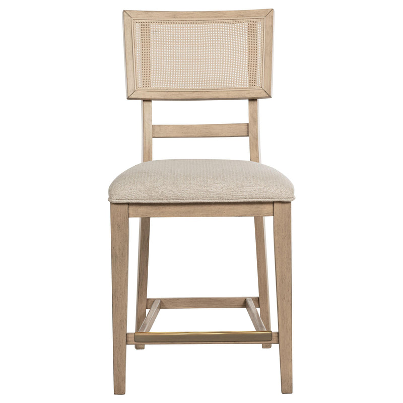 Coaster Furniture Kailani 109389 io Weave Cane Counter Dining Side Chair - Beige Oak IMAGE 3