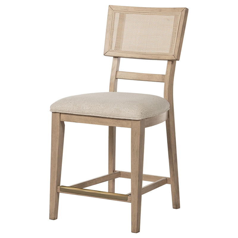 Coaster Furniture Kailani 109389 io Weave Cane Counter Dining Side Chair - Beige Oak IMAGE 4