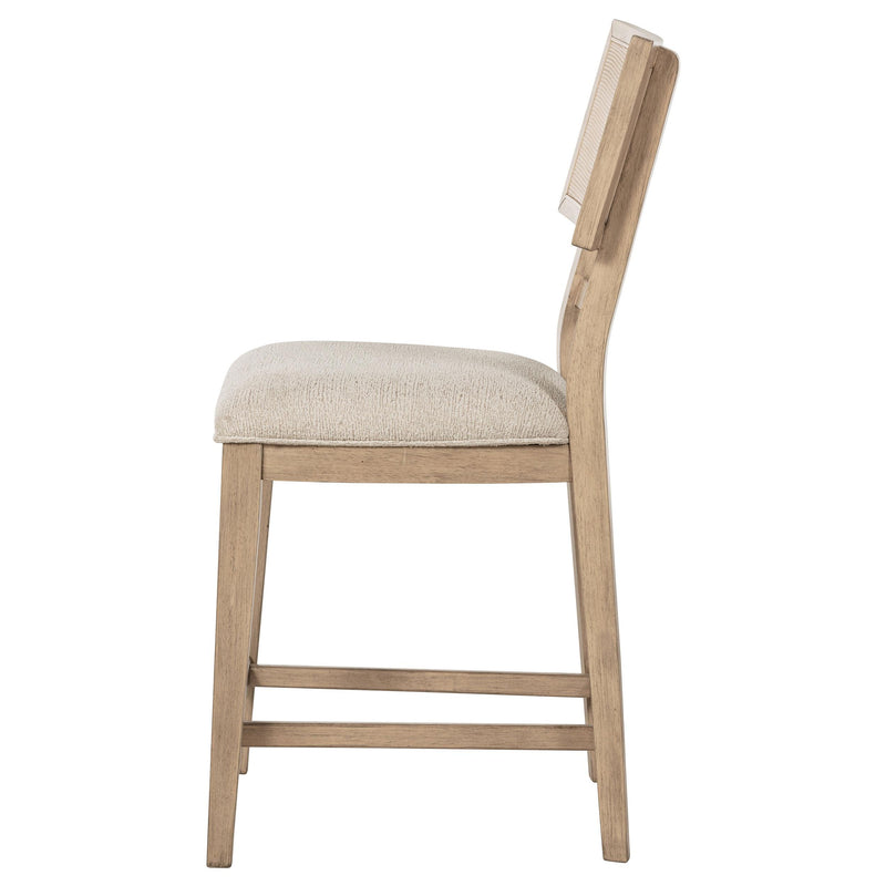 Coaster Furniture Kailani 109389 io Weave Cane Counter Dining Side Chair - Beige Oak IMAGE 5
