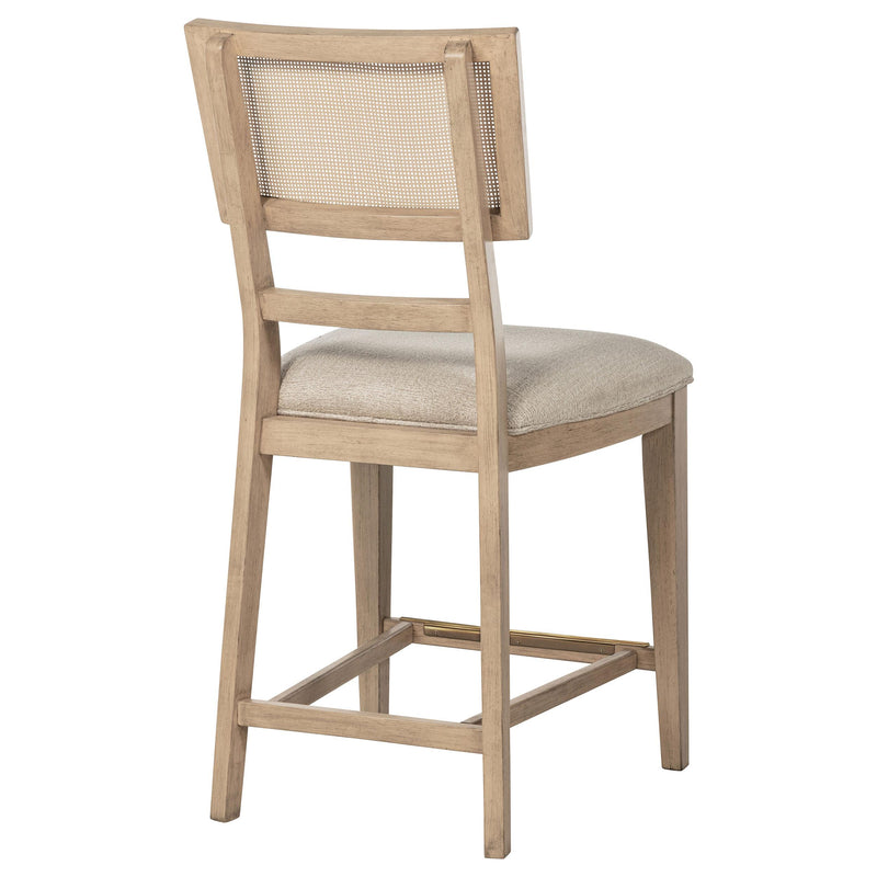 Coaster Furniture Kailani 109389 io Weave Cane Counter Dining Side Chair - Beige Oak IMAGE 8
