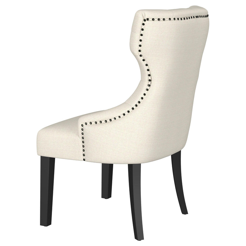 Coaster Furniture Baney 115572 Fabric Upholstered Dining Side Chair - Beige/Black IMAGE 6
