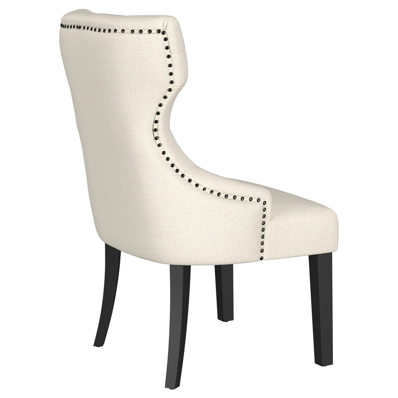 Coaster Furniture Baney 115572 Fabric Upholstered Dining Side Chair - Beige/Black IMAGE 8