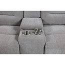 Coaster Furniture Gilson 602552 Chenille Upholstered Reclining Loveseat - Grey IMAGE 10