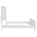 Coaster Furniture Sandy Beach 201301KWN 63-inch California King Panel Bed Cream White IMAGE 6