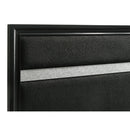 Coaster Furniture Miranda 206360Q 54-inch Upholstered Queen Panel Bed - Black IMAGE 6