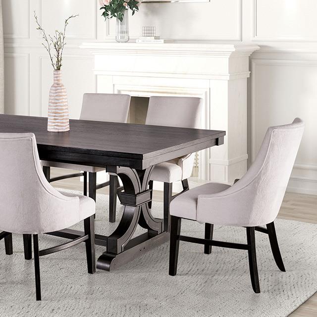 Furniture of America Gosport FM3200BK-T Dining Table IMAGE 1