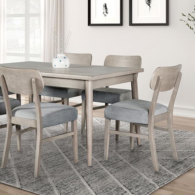 Furniture of America Keynes FM3201GY-T Dining Table IMAGE 1