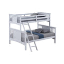 Furniture of America Spring Creek FM-BK602F-WH Twin/Full Bunk Bed IMAGE 3
