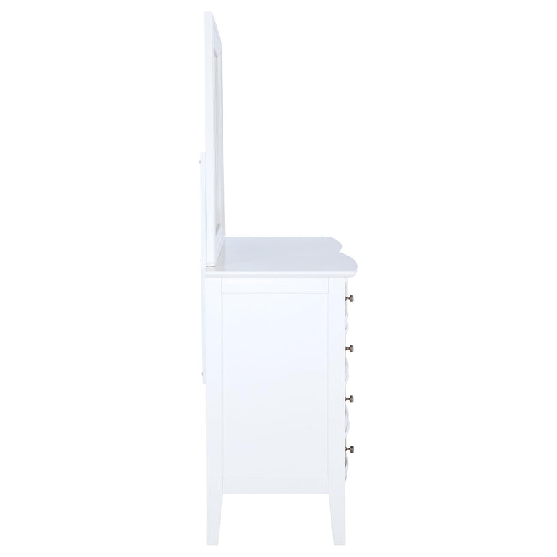Coaster Furniture Bexhill 223473M 10-drawer Dresser & Mirror - White IMAGE 8