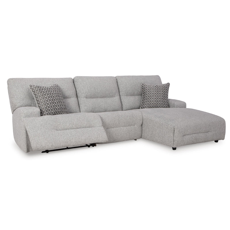  Signature Design by Ashley Acklen Place 93605S6 3 pc Power Reclining Sectional IMAGE 2