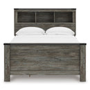Signature Design by Ashley Frandern B4480B9 Full Bookcase Panel Bed with Storage IMAGE 3