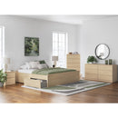  Signature Design by Ashley Onita EB9632B20 King Platform Bed with 1 Side Storage IMAGE 8
