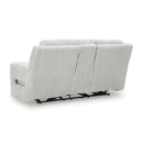 Signature Design by Ashley Forest Lake PC6420318 Power Reclining Loveseat with Console and Adjustable Headrest IMAGE 6