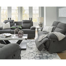 Signature Design by Ashley Side-Swipe PC9140689 Reclining Sofa with Drop Down Table IMAGE 10