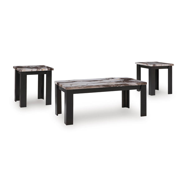 Signature Design by Ashley Jazmore T255-13 Occasional Table Set IMAGE 1