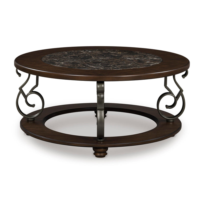 Signature Design by Ashley Frallyn T623-8 Round Cocktail Table IMAGE 2