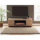 Signature Design by Ashley Cayboni W3787W1 71" TV Stand with Electric Fireplace IMAGE 3