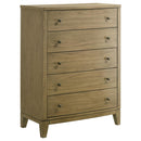 Coaster Furniture Granada 224925 5-Drawer Bedroom Chest of Drawers - Natural Pine IMAGE 1