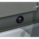 Coaster Furniture Danbury 930210 3-Drawer Makeup Vanity & Stool - Set Grey High Gloss IMAGE 17