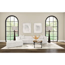 Coaster Furniture Everly 504854 Boucle Upholstered Rectangular Ottoman - Off White IMAGE 7