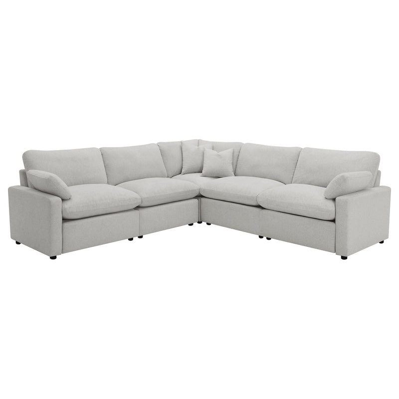 Coaster Furniture Collins 609560P 5 pc Modular Power Reclining Sectional - Grey IMAGE 1