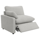 Coaster Furniture Collins 609561P Modular Power Sofa - Grey IMAGE 5