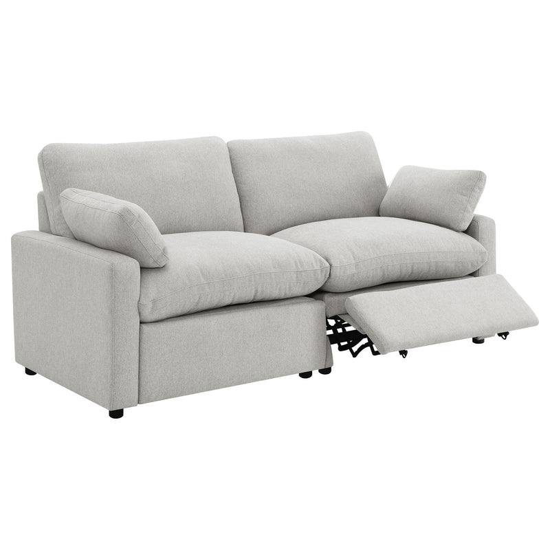 Coaster Furniture Collins 609562P Modular Power Loveseat - Grey IMAGE 2