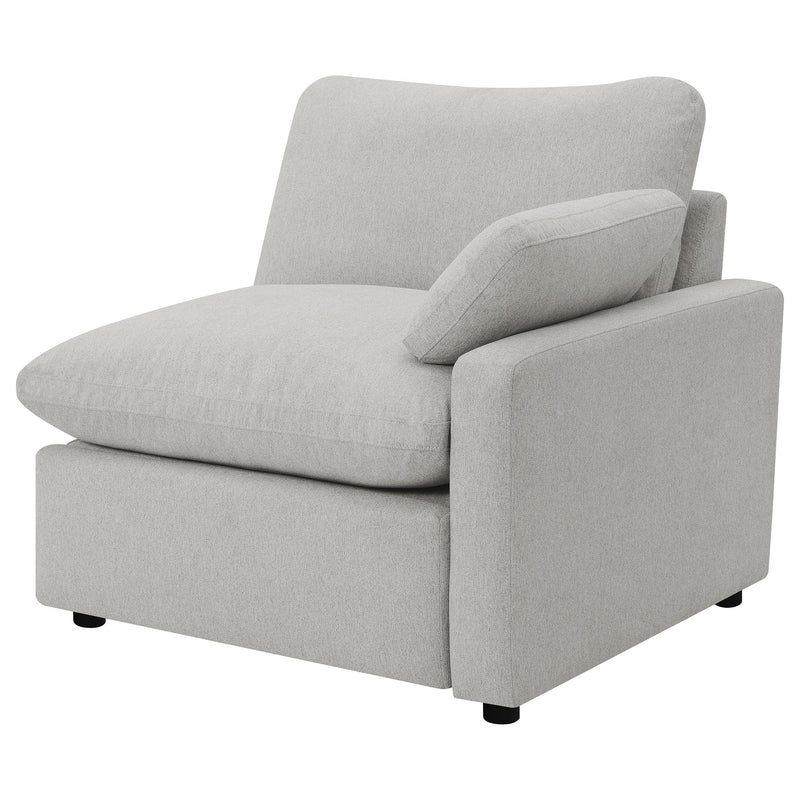 Coaster Furniture Collins 609562P Modular Power Loveseat - Grey IMAGE 5