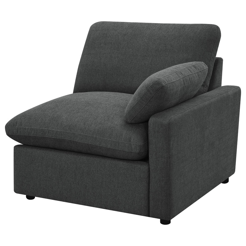 Coaster Furniture Collins 609532P Modular Power Loveseat - Dark Grey IMAGE 5