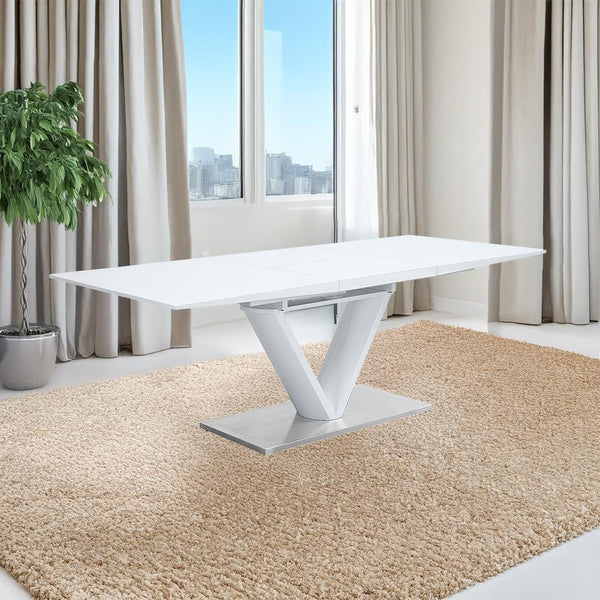 Acme Furniture Gallegos DN01947 Dining Table with Leaf IMAGE 1
