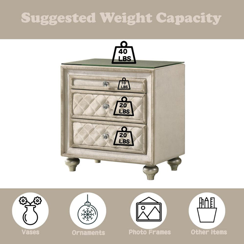 Acme Furniture Lucienne BD02336 Nightstand IMAGE 13