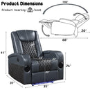 Acme Furniture Alair LV02459 Power Motion Recliner with Bluetooth, Wireless Charger & Cupholder IMAGE 10
