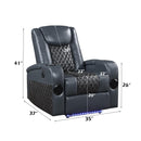 Acme Furniture Alair LV02459 Power Motion Recliner with Bluetooth, Wireless Charger & Cupholder IMAGE 12