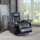 Acme Furniture Alair LV02459 Power Motion Recliner with Bluetooth, Wireless Charger & Cupholder IMAGE 1